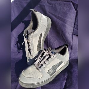 Gray puma shoes size 8